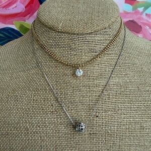 Decree Gold and Silver Layered Necklace Set | O4